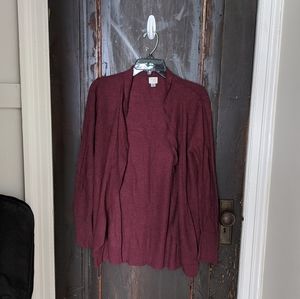 Maroon Cardigan